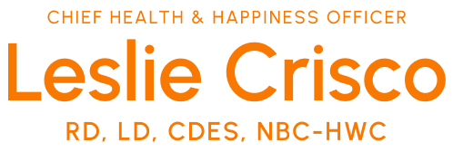 Leslie Crisco RD, LD, CDES, NBC-HWC